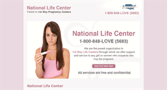 Desktop Screenshot of nationallifecenter.com